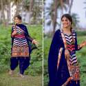 FANCY DESIGNER ZIKZAK PATIALA SUITS thumb 3