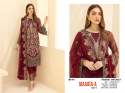 Faux Georgette Heavy Embroidered Pakistani Suit 