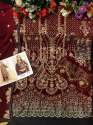 Faux Georgette Heavy Embroidered Pakistani Suit  thumb 5