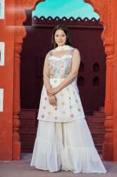 Faux Georgette Lfh Sharara Vol 2 