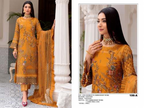 Faux Georgette Pakistani suit LFH DN 106