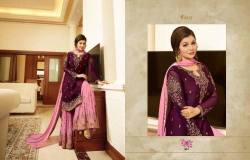 Fiona Georgette With Embroidery work Suit DN 22216