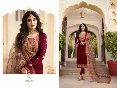 Fiona Satin Georgette Deisgner Suin DN 22421