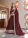Fox Georgette Embroidered Anarkali Gown DN 1001 thumb 3