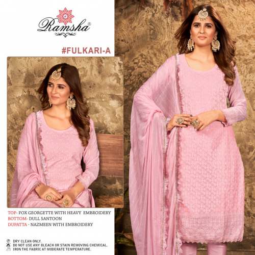 Fulkari NX Georgette Embroidery Pakistani Suit