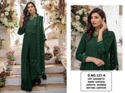Georgette With Embroidery Pakistani Suit DN 121