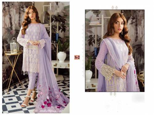 GEORGETTE WITH EMBROIDERY PAKISTANI SUIT DN S-2