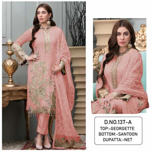 Georgette With Sequence Pakistani DN 137