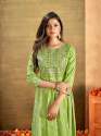 Glamour Vol 2 Embroidery work Flair Kurti thumb 8