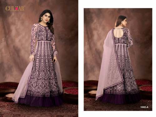 Gulzar Heavy Butterfly Net Anarkali Suit DN 1002
