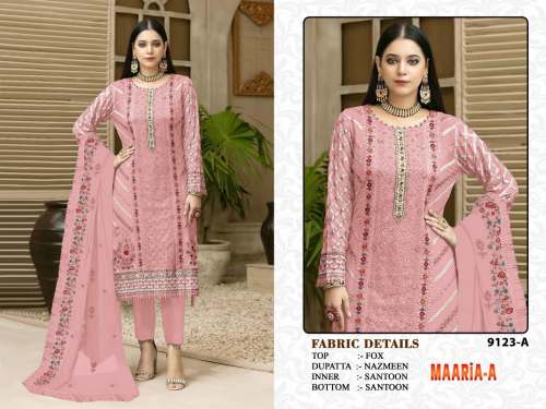 Heavy Faux Georgette Pakistani Suit DN 9123