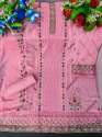 Heavy Faux Georgette Pakistani Suit DN 9123 thumb 7