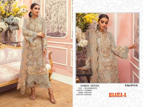 Heavy Fox Georgette Pakistani DN 9113
