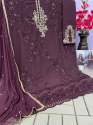 Heavy Fox Georgette With Embroidery Sequence Work With Pakistani Maaria A 1060 thumb 9