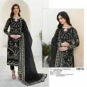 Heavy Fox Georgette With Heavy Embroidery Sequence Work Pakistani Suit DN 1027 thumb 4