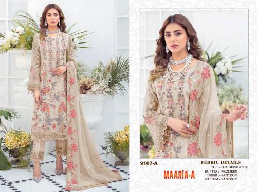 Heavy Fox GeorgettePakistani Suit DN 9107