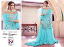 Heavy Net With Embroiderd Pakistani Suit DN 120 thumb 7