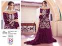 Heavy Net With Embroiderd Pakistani Suit DN 120 thumb 8