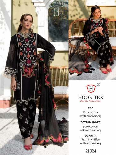 Hoor Tex Pakistani Designer Suit DN 21024