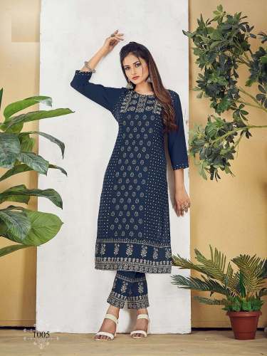 Kiona printed Kurti With Pant With Print