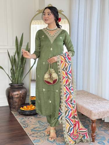 LFH SC DN 467 Designer 3 Piece kurti set by Leranath Fashion House