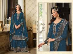 LT NITYA Heavy Fox Georgette With Embroidery Sequence Work sharara suit DN 8301 