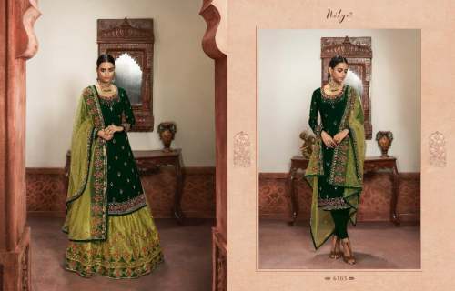 Lt Nitya Vol 161 Party Wear Suit DN 6105