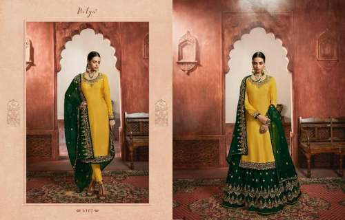 Lt Nitya Vol 161 Party Wear Suit Dn 6107