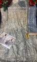 PAKISTANI BUTTERFLY SHEDED SALWAR SUIT 8101  GREY thumb 1