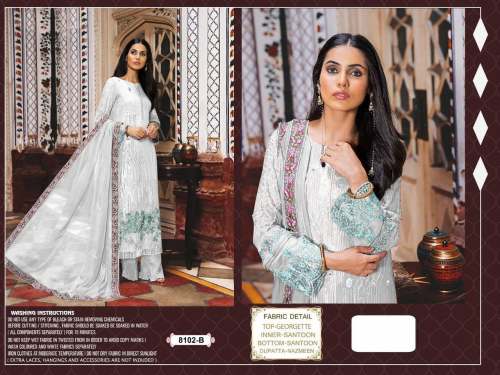 Pakistani Designer With Sequence Work Suit DN 8102