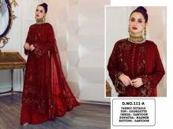 Pakistani DN 111 Georgette With Embroidery Work 