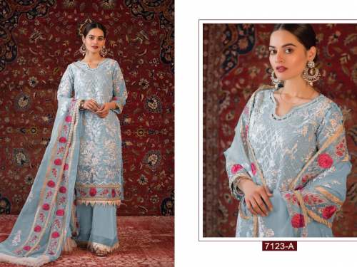 Pakistani Heavy Fox Georgette Suit DN 7123