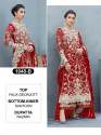 Pakistani suit DN 1048 Heavy Foux Georgette thumb 2