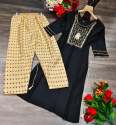 rayon-kurti-with-pant-pair-style-india