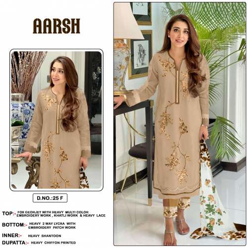 Ready made Pakistani Heavy Georgette Suit DN 025