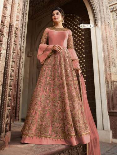 Sampann Net With Embroidery Salwar Suit DN 005306
