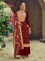 Satrangi DN 1209 foux georgette Palazzo suit thumb 7