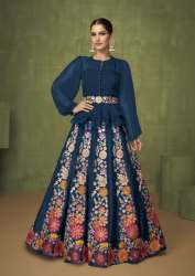 Sayuri Violate western crop Top Lehenga dn 5206
