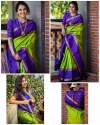SOFT LICHI SILK CLOTH BEAUTIFUL RICH PALLU SAREE  thumb 2