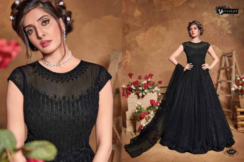 Swagat Violet DN 5109 Designer Party Wear Gown