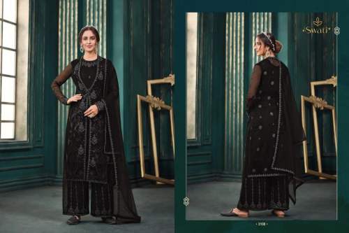 Swagat Violet Soft Net Swati DN 3108