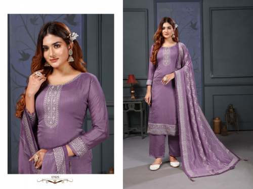Vichitra Salwar Kameez suit with Embroidery work LFH Suit DN 124 by Leranath Fashion House