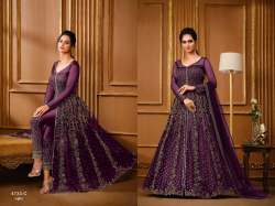 Vipul Elliza Heavy Butterfly Net Gown DN 4733