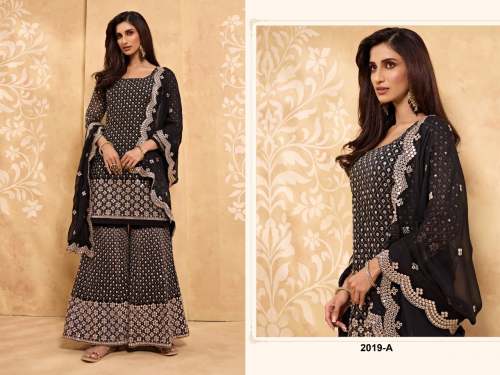 Zaveri DN 2019 Colors Heavy Faux Georgette Suit
