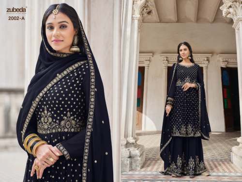 Zubeda Heavy Fox Georgette Palazzo Suit DN 2002