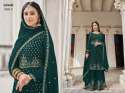 Zubeda Heavy Fox Georgette Palazzo Suit DN 2002 thumb 2