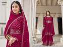 Zubeda Heavy Fox Georgette Palazzo Suit DN 2002 thumb 4