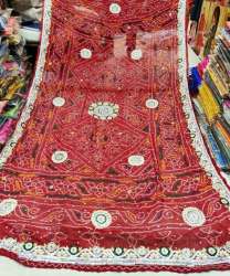 Jaipuri Bandhani Chunri Saree