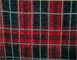 Checks Pattern poly Viscose Lycra Knit Fabric 