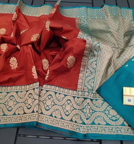 Handloom Banarasi Katan Silk Saree  by Nandys 13